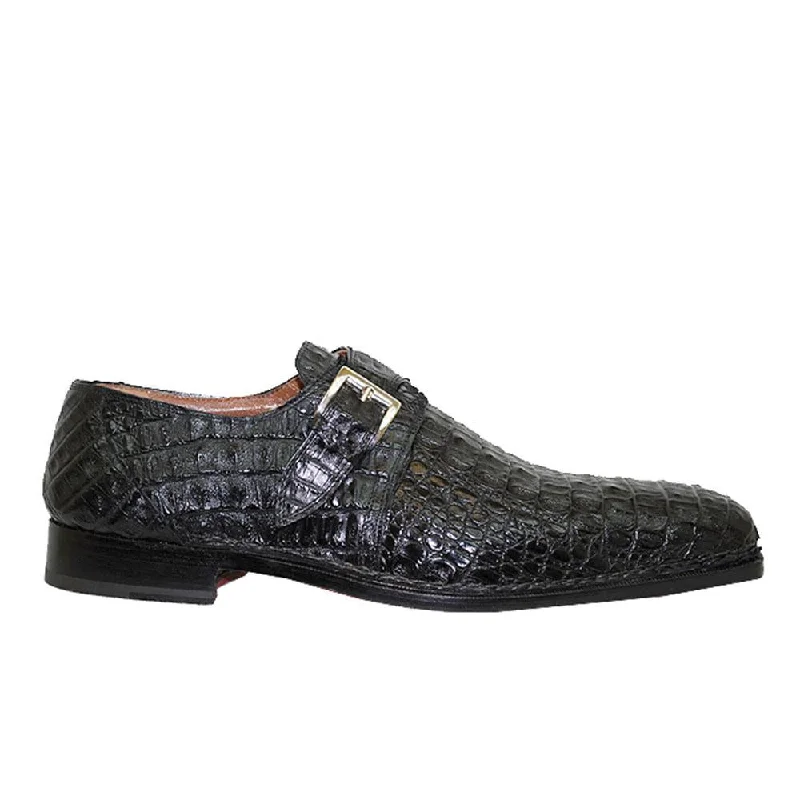 Premium loafers for elegant trips-Mauri Men's Shoes Crocodile Black Loafers Art 1172 (MA4701)