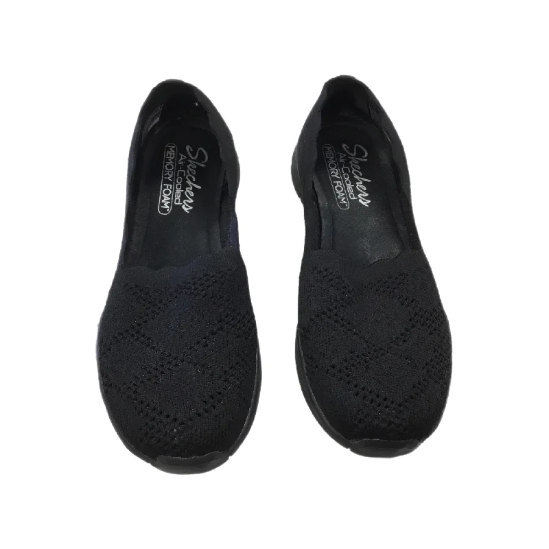 Flats for women with small feet -Shoes Flats By Skechers In Black, Size: 6.5