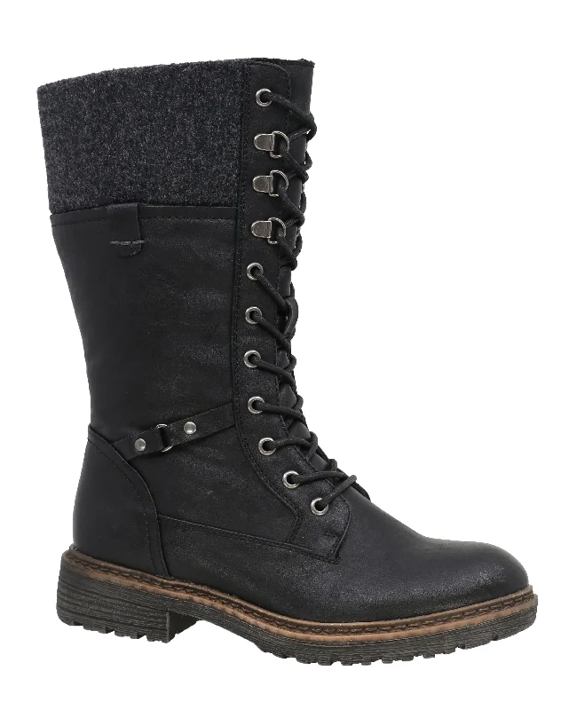 Boots with breezy sole textures -ASPEN-02WP