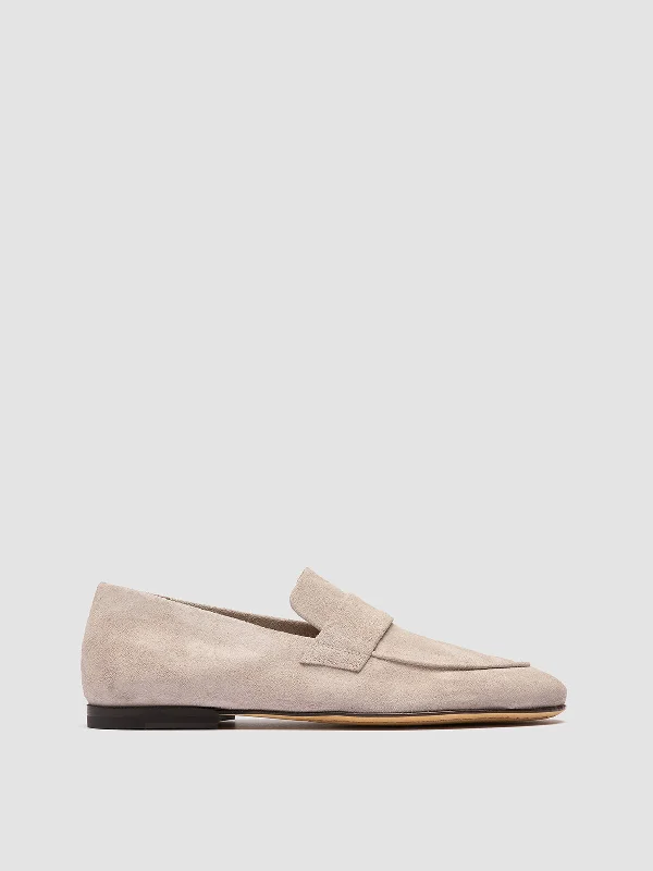 Durable loafers for busy comfort-AIRTO 001 - Beige Suede Loafers