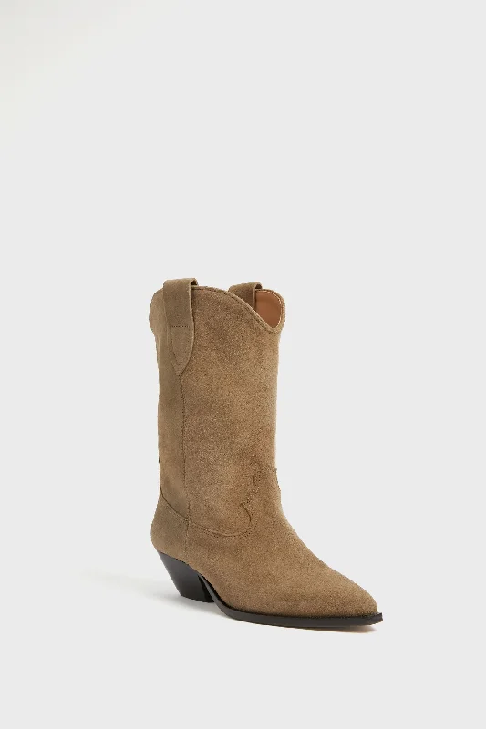 Boots with cushy footbed designs -Taupe Duerto Boots