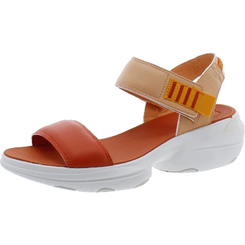 Cushioned sandals for comfy coastal hikes-Sorel Womens X PRANA EXPLORER Faux Leather Open toe Wedge Sandals