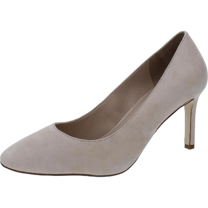 High heels with textured finish -Cole Haan Womens Gabbie Faux Suede Pumps