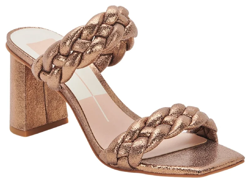 High heels with warm fabric -Paily in Bronze By: Dolce Vita