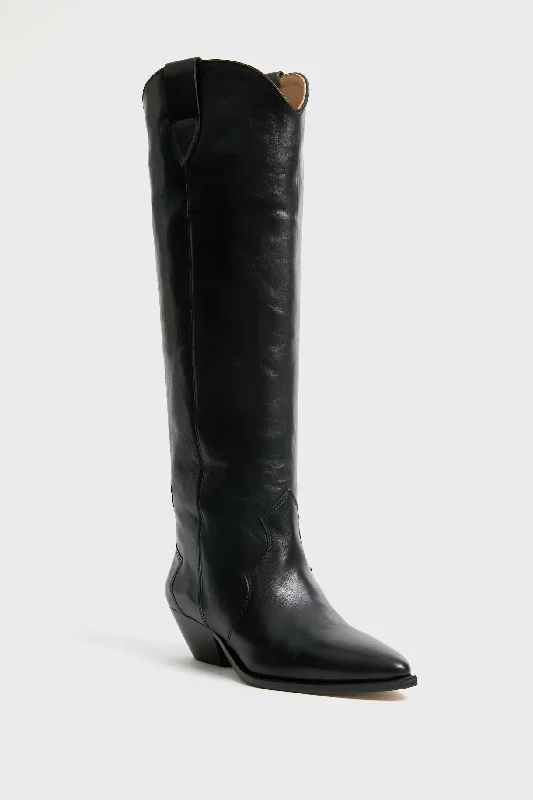 Boots for festive frost dinners -Black Denvee Boot