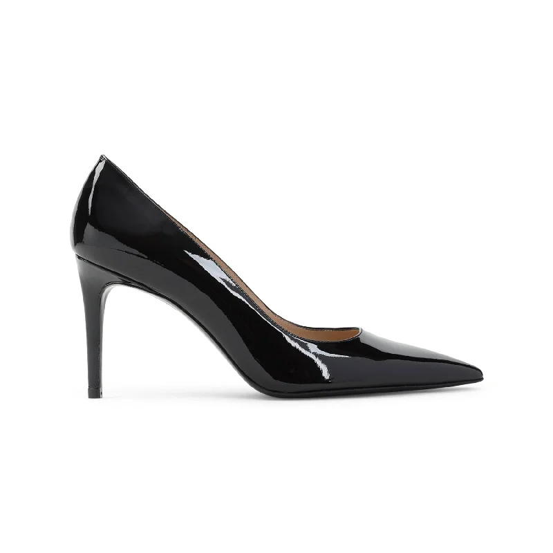 Budget high heels for holiday gifts -STUART WEITZMAN Power 85 Pumps - Elegant Patent Leather Elegance