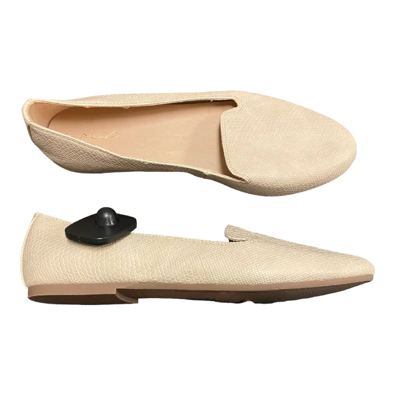 Flats for casual dance meetups -Shoes Flats By Aldo In Beige, Size: 9