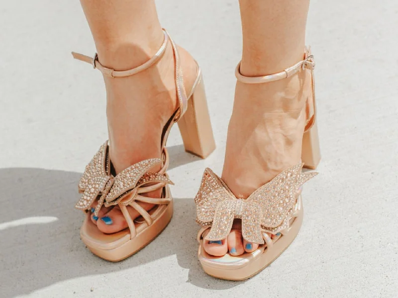 High heels for petite sizes -Jeffrey Campbell: Fantasies in Rose Gold