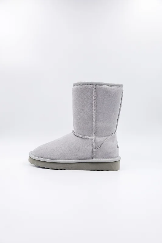 Boots for lengthy snow walks -PAWJ Short Boot | Grey