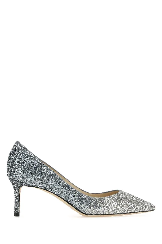 Budget high heels for thrift finds -JIMMY CHOO Embellished Romy 60 Mini Pumps