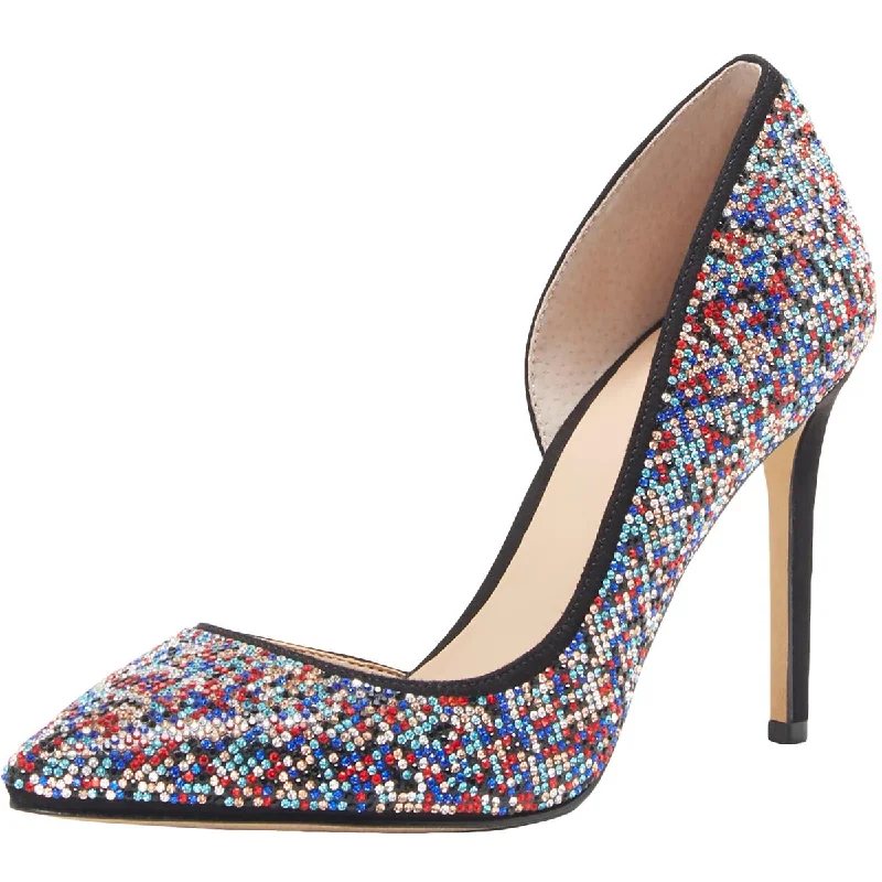 High heels for easy nights -INC Womens Kenjay 20 Embellished Pumps D'Orsay Heels