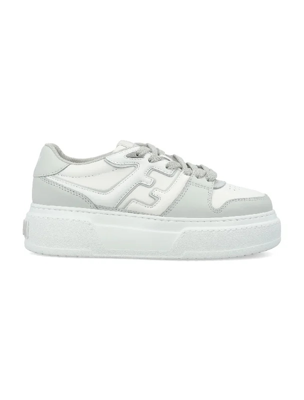 Lightweight athletic shoes for speed training-FENDI Chic Color Block Leather Sneakers with Platform Sole