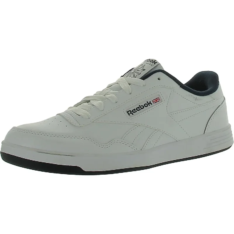 Best athletic shoes for indoor runs-Reebok Mens Leather Lifestyle Casual And Fashion Sneakers