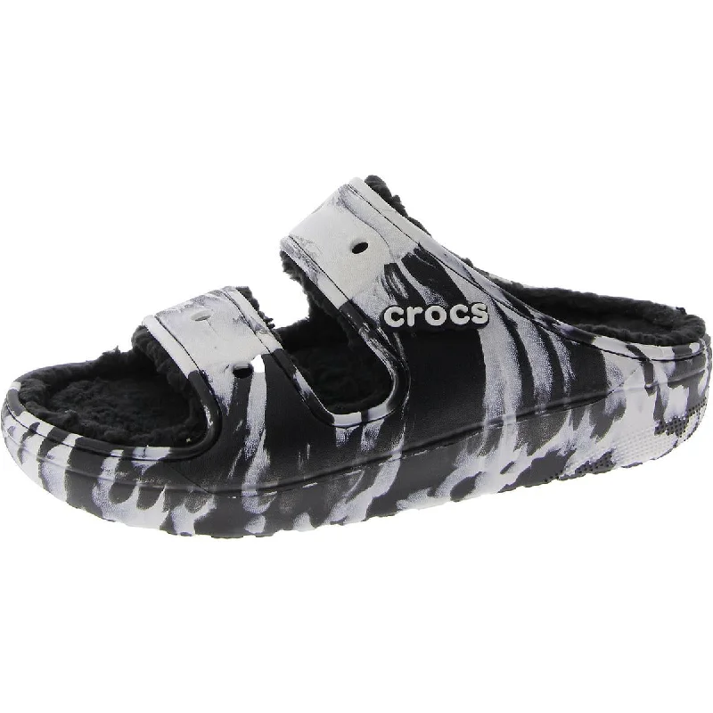 Durable athletic shoes for outdoor runs-Crocs Mens Classic Cozzzy Slip On Comfort Casual And Fashion Sneakers