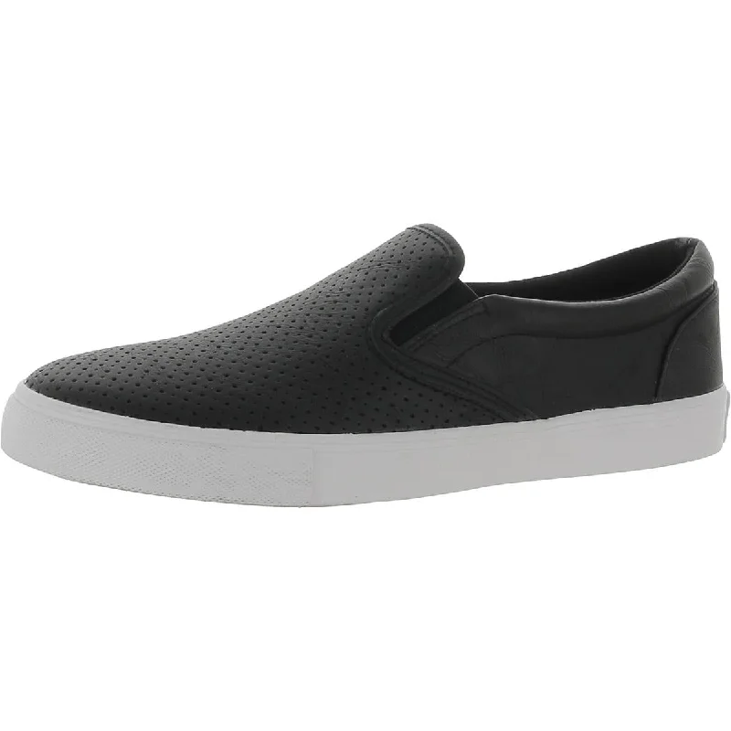 Slip-on athletic shoes for fast comfort-Daily Shoes Womens Tracy Faux Leather Low-Top Casual and Fashion Sneakers