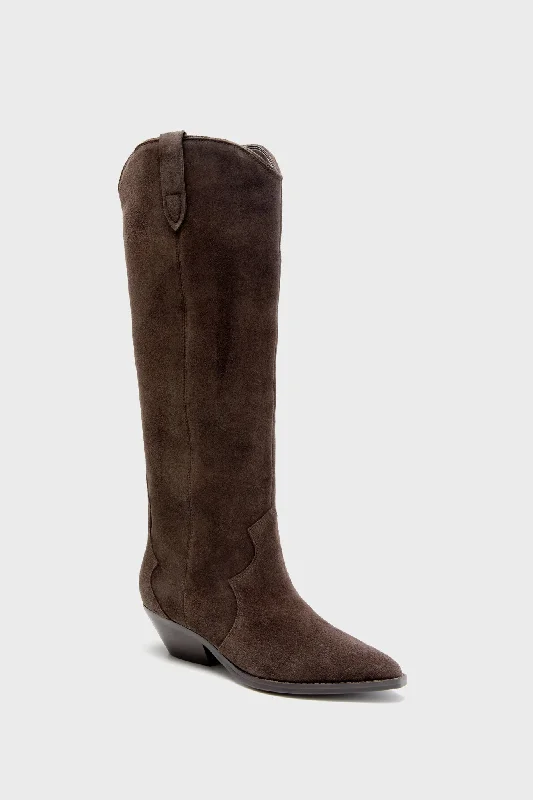 Boots with steady heel alignment -Dark Brown Ander Boots