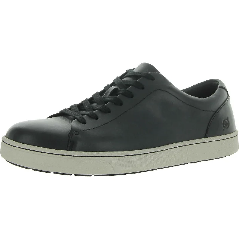 Stylish athletic shoes for urban runs-Born Mens Leather Low-Top Casual And Fashion Sneakers