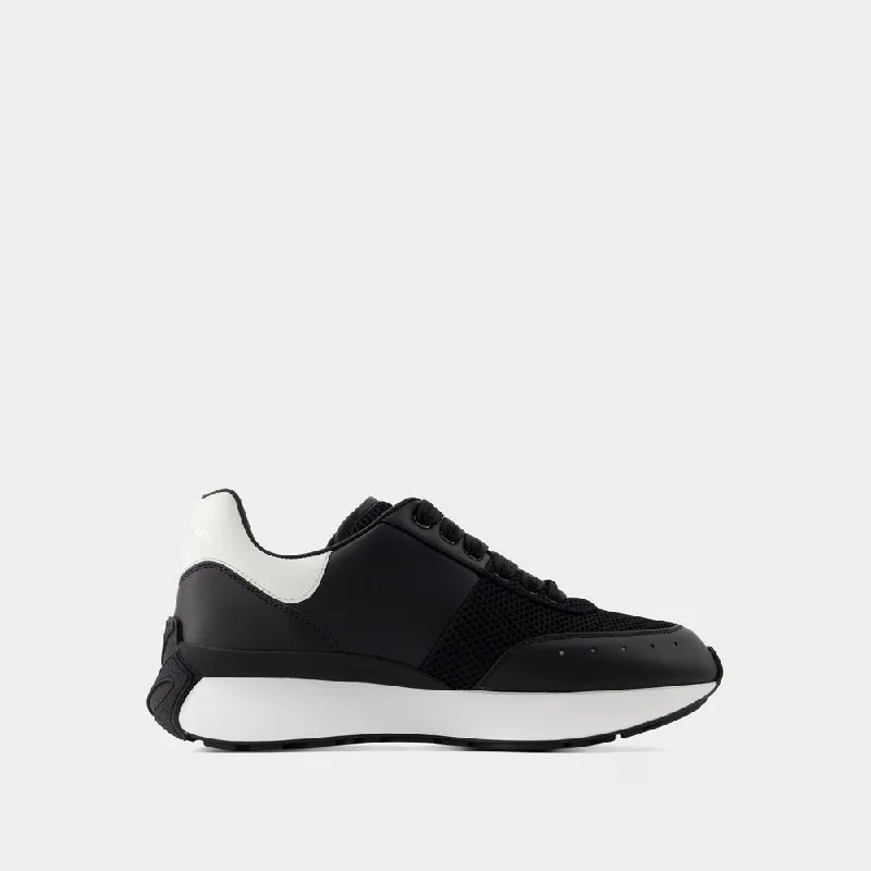 Slip-on athletic shoes for easy runs-ALEXANDER MCQUEEN Sprint Runner Mini Sneakers for Men