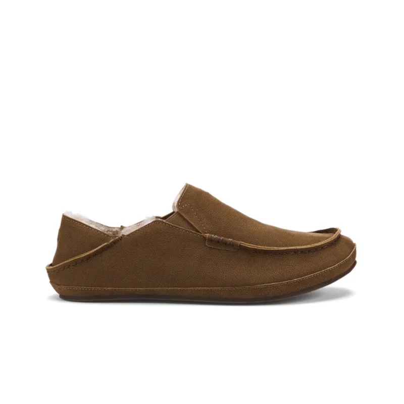 Slippers for easy lounging -Olukai Men's Moloa Slipper - Kona Coffee