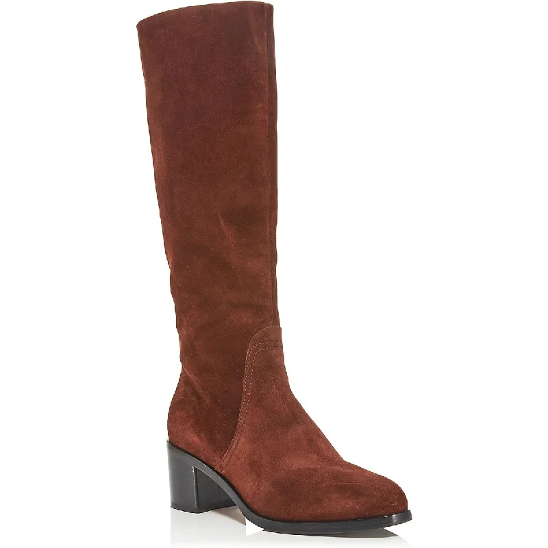 Boots for relaxed lodge nights -Rag & Bone Womens HAZEL TALL BOOT Suede Knee-High Boots