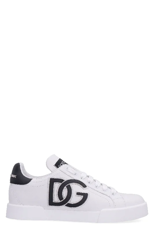 Cheap athletic shoes for casual jogs-DOLCE & GABBANA Logo-Embellished Sneakers for Women