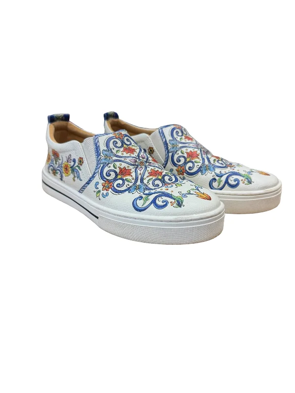 Flats for outdoor day scenes -Shoes Flats By Brighton In Floral Print, Size: 6.5