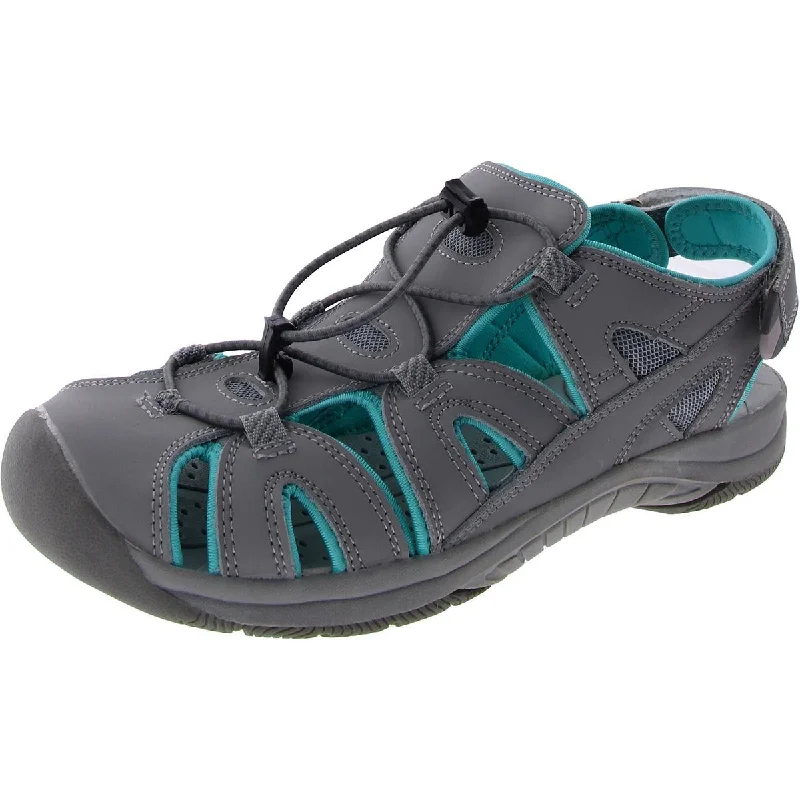 Non-slip sandals for wet sandy strolls-Eddie Bauer Womens Mary Closed Toe Bungee Cord Sport Sandals