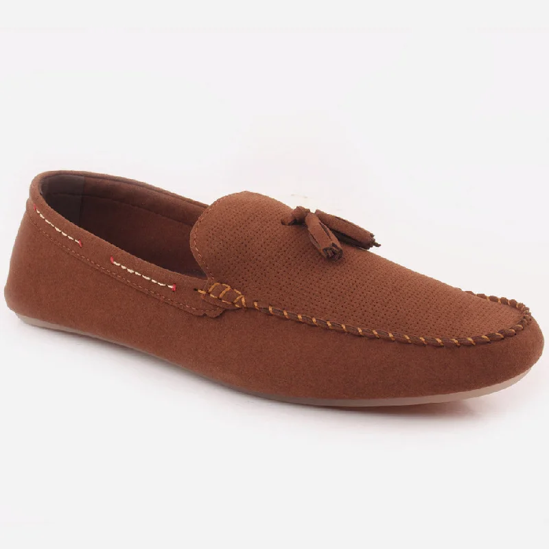 Fashionable loafers for warm strolls-Men "Jack" Tassel Slip On Loafers