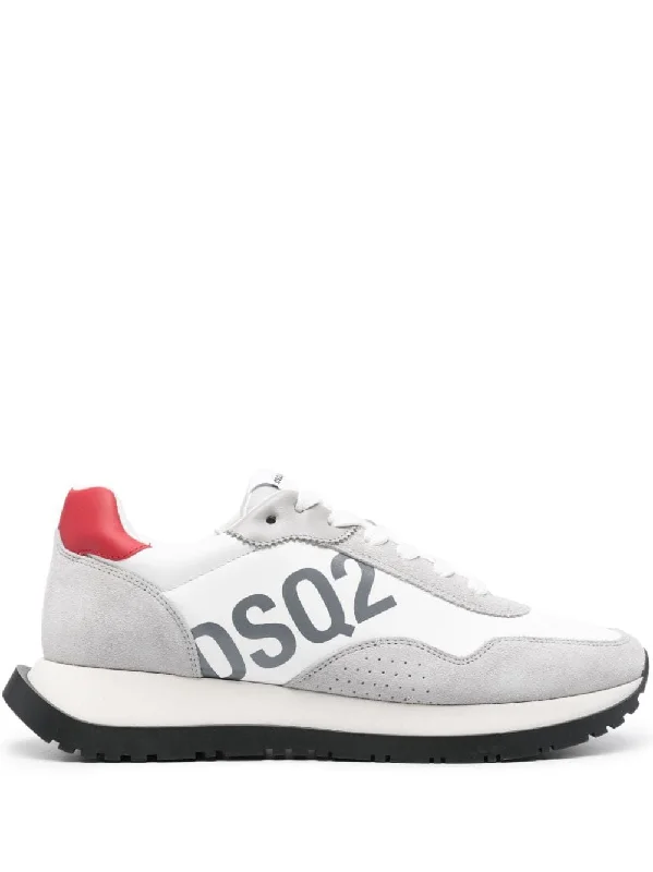 Durable athletic shoes for trail fitness-DSQUARED2 Men's Running Low Sneakers - Sleek Design for Summer