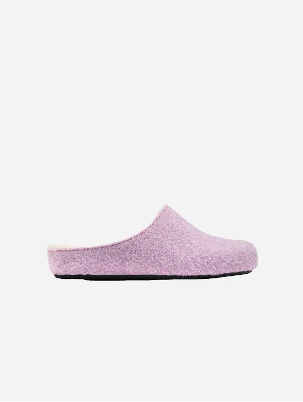 Slippers for nap-time ease -Date Women's Vegan Mule Slippers | Pink