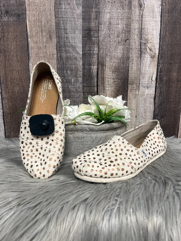 Flats with chic outsole details -Shoes Flats By Toms In Polkadot Pattern, Size: 8