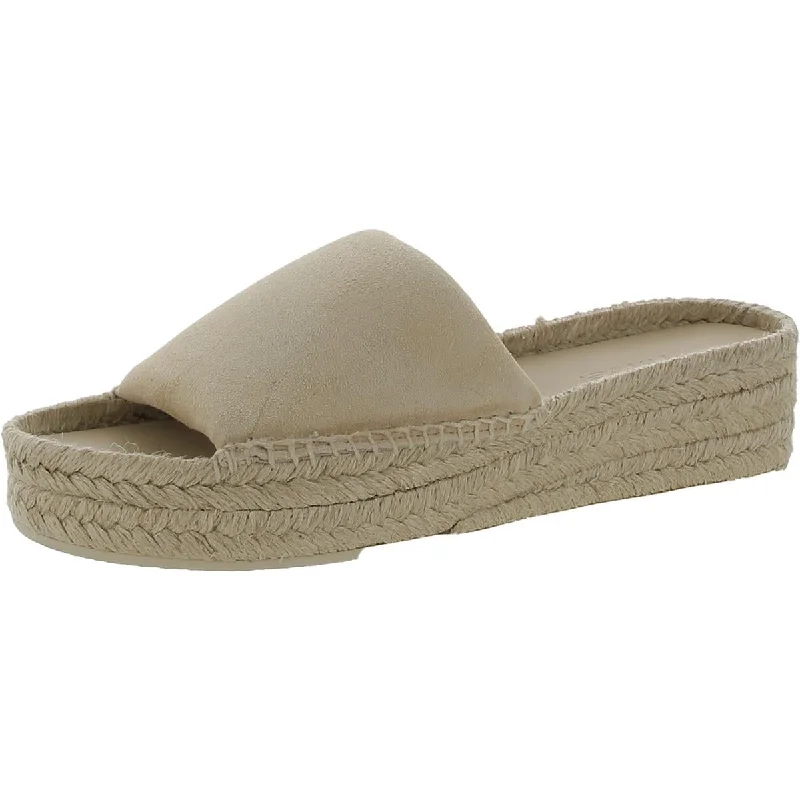 Best sandals for summer beach strolls-Vince Womens Suede Slide Sandals