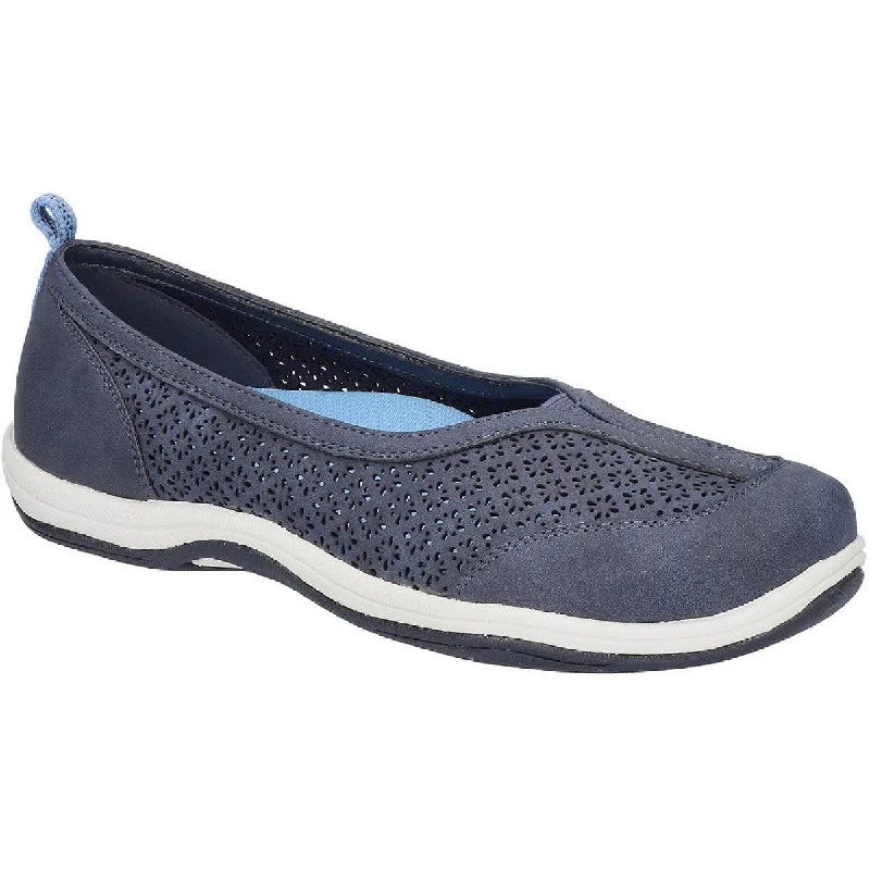 Slip-on athletic shoes for quick jogs-Easy Street Womens Stern Round Toe Slip On Slip-On Sneakers