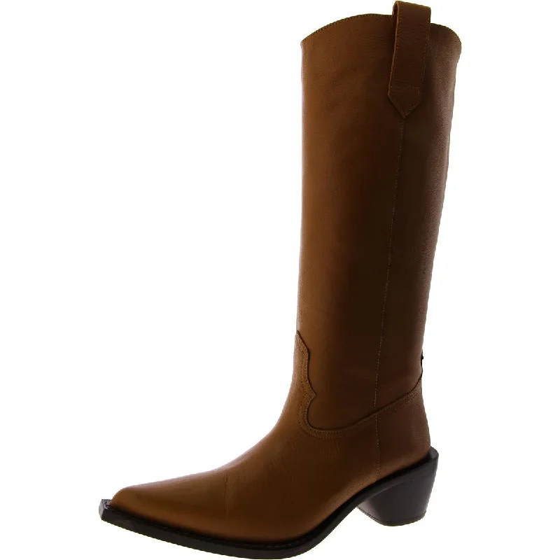 Boots for relaxed snow dinners -Simon Miller Womens Bhfo Tall Block Heel Cowboy, Western Boots