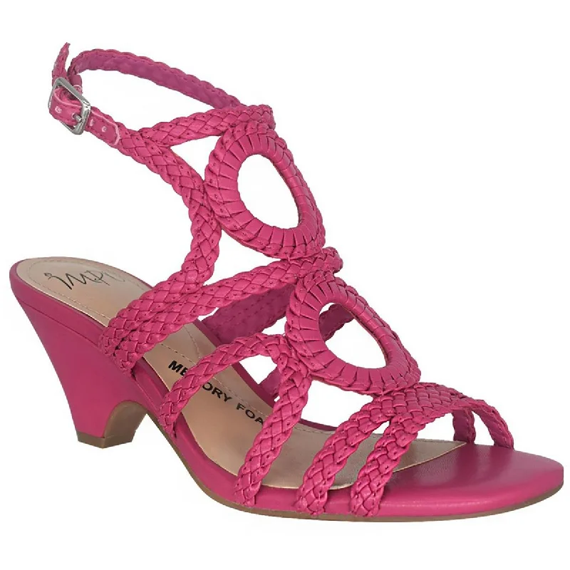 High heels for evening hikes -Impo Womens Neha Patent Woven Pumps