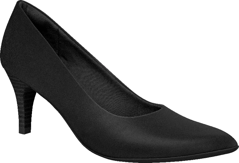 High heels with padded insoles -Elegant Piccadilly 745035 Women's Business Classic High Heels in Black