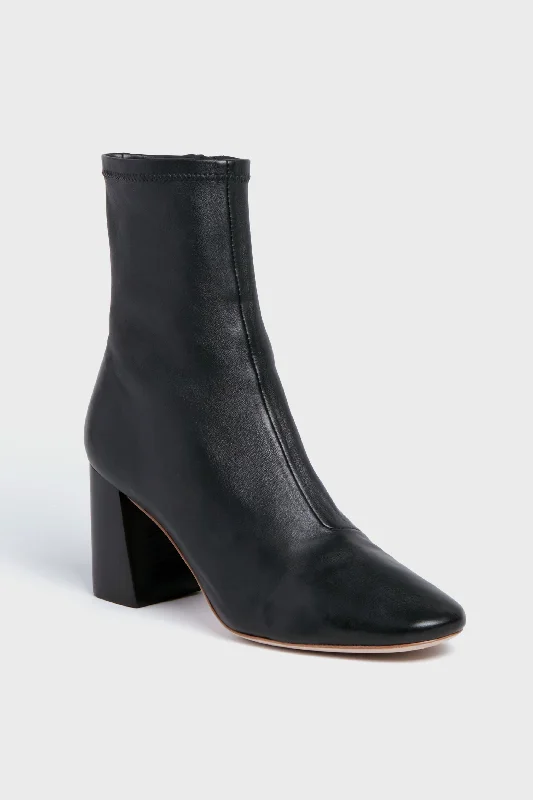 Boots with plush sole linings -Black Elise Boots