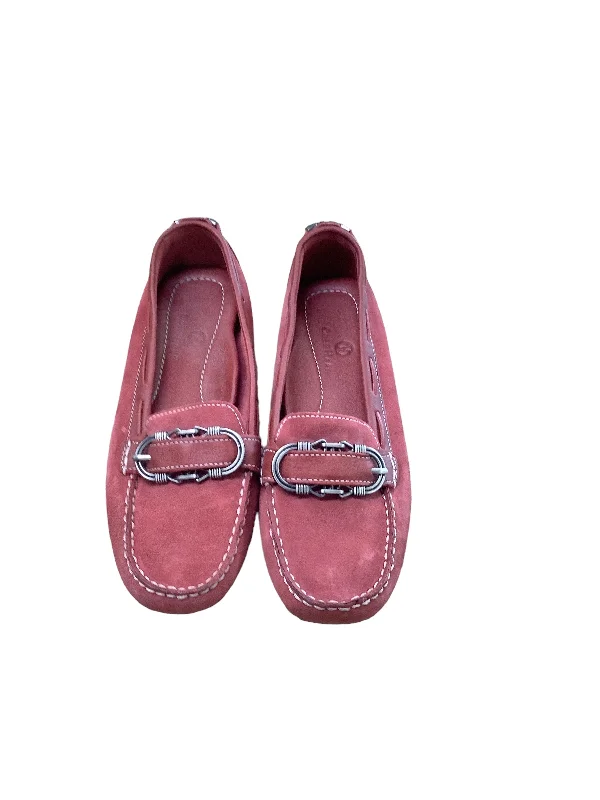 Flats with gentle heel cushioning -Red Shoes Flats Cole-haan, Size 8.5