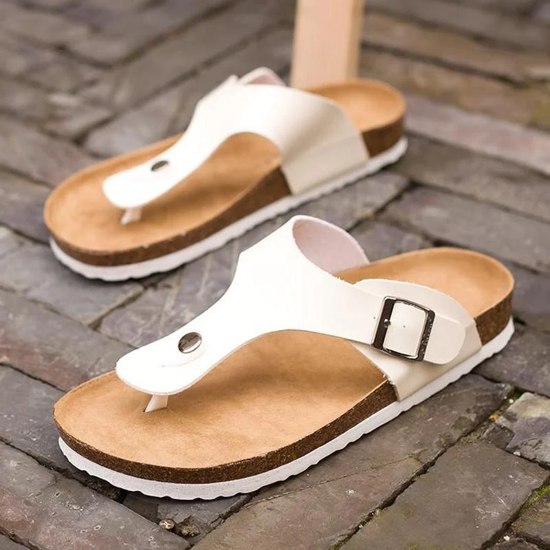 Slippers with snug wool lining -The Couples Slippers Men Flip Flops Summer Beach