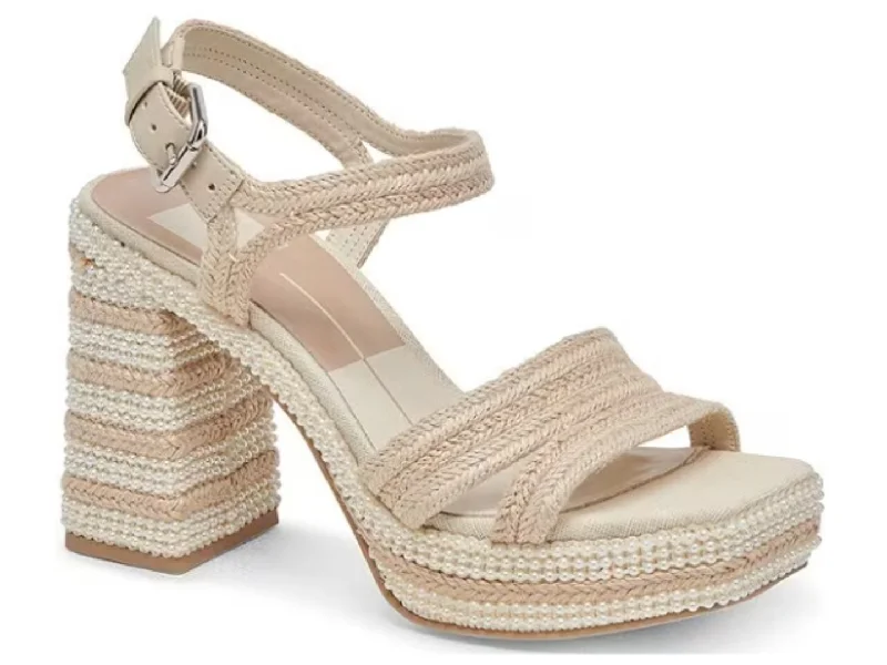 High heels for short outings -Dolce Vita: Anira Pearl in Ivory