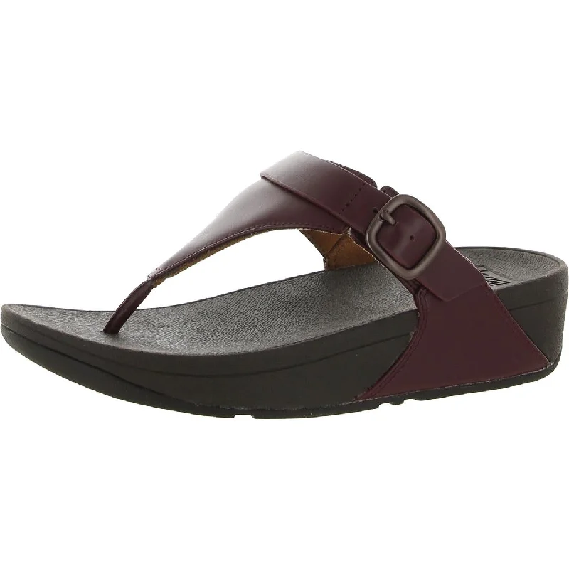 Fashionable sandals for warm seaside trends-Fitflop Womens Leather Thong Sandals