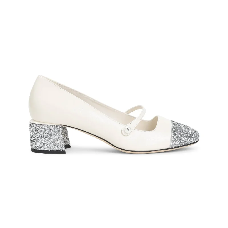 High heels for sweaty feet -JIMMY CHOO Elisa 45 Strass Heel Pumps