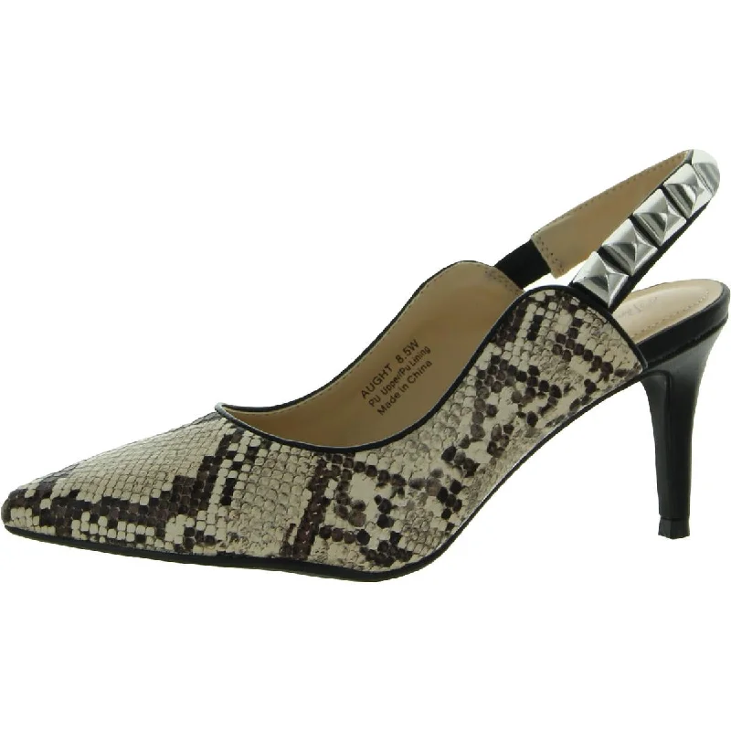 Soft sandals for gentle beach evenings-Penny Loves Kenny Womens Aught Ankle Strap Animal Print Slingback Heels