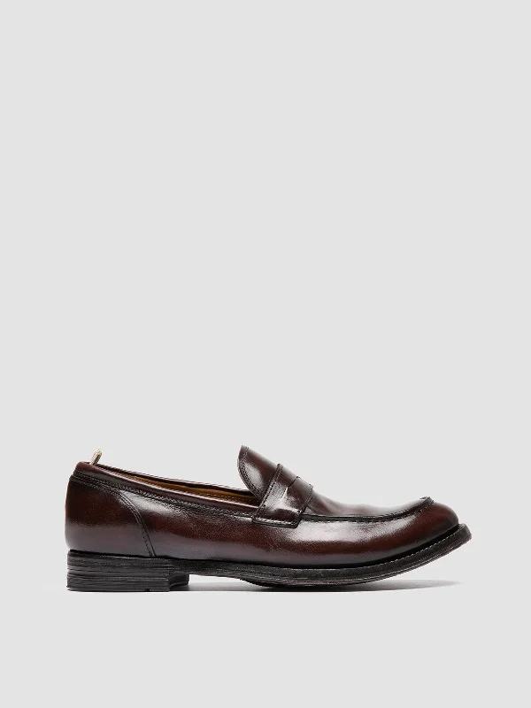 Stylish loafers for night steps-ANATOMIA 82 - Brown Leather Loafers