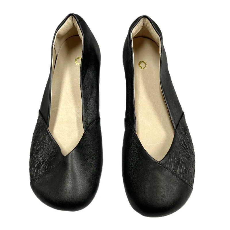 Flats with plush upper padding -Shoes Flats By XeroShoes In Black, Size: 8