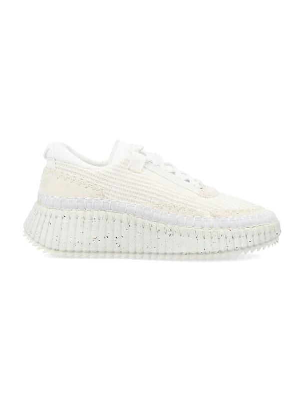 Comfortable athletic shoes for daily runs-CHLOÉ Elegant Urban Sneakers for Women - FW24 Collection