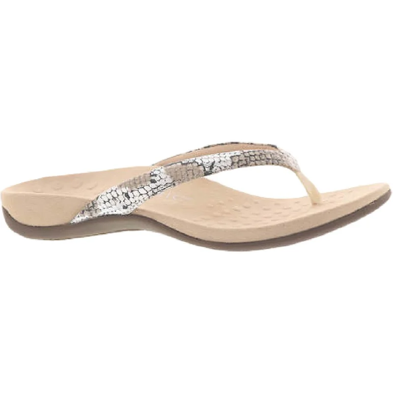 Comfortable sandals for hot seaside strolls-Vionic Womens Dillon Slip On Thong Sandals