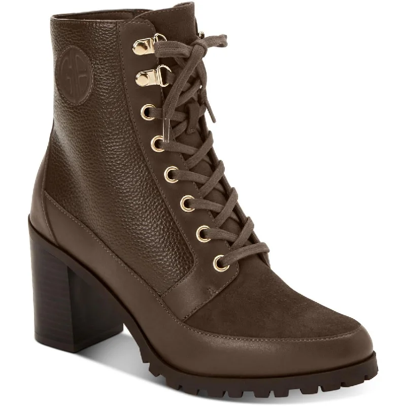 Boots for indoor frost meals -Giani Bernini Womens Keeryn L Leather Ankle Combat & Lace-up Boots