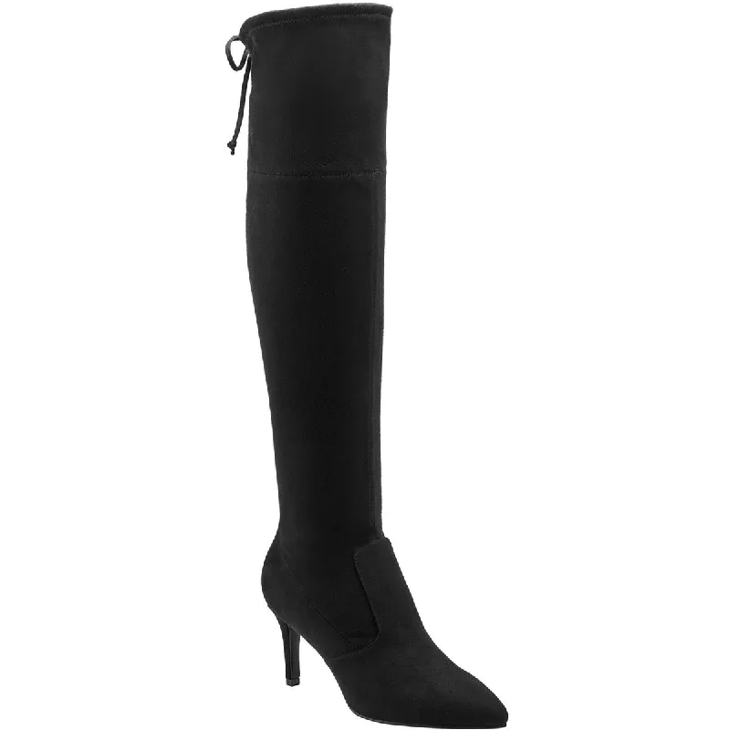 Boots with cutting-edge designs -Bandolino Womens Galyce Faux Suede Tall Knee-High Boots