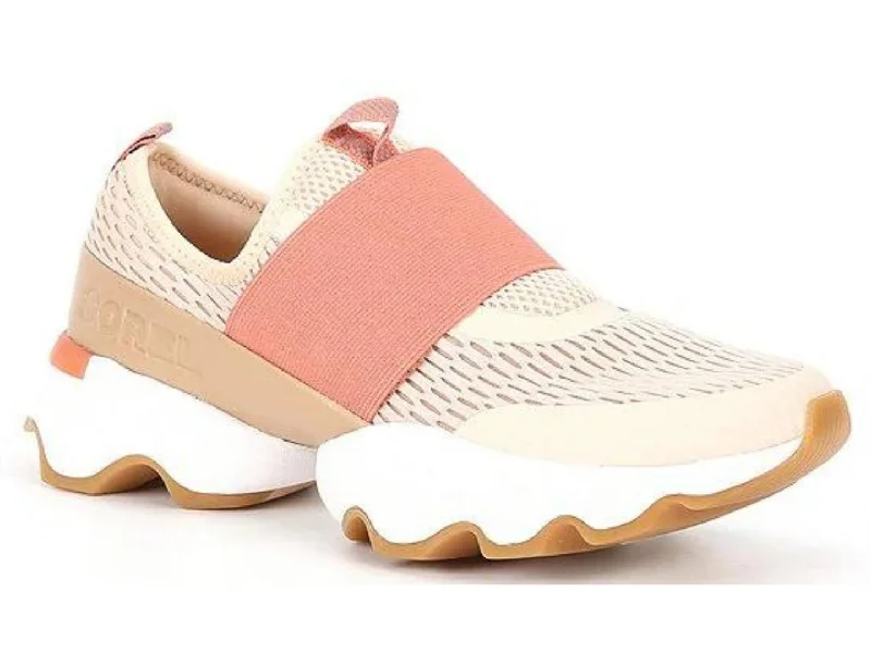 Cheap athletic shoes for simple jogs-Sorel: Kinetic Impact Strap in Nova Sand & Paradox Pink